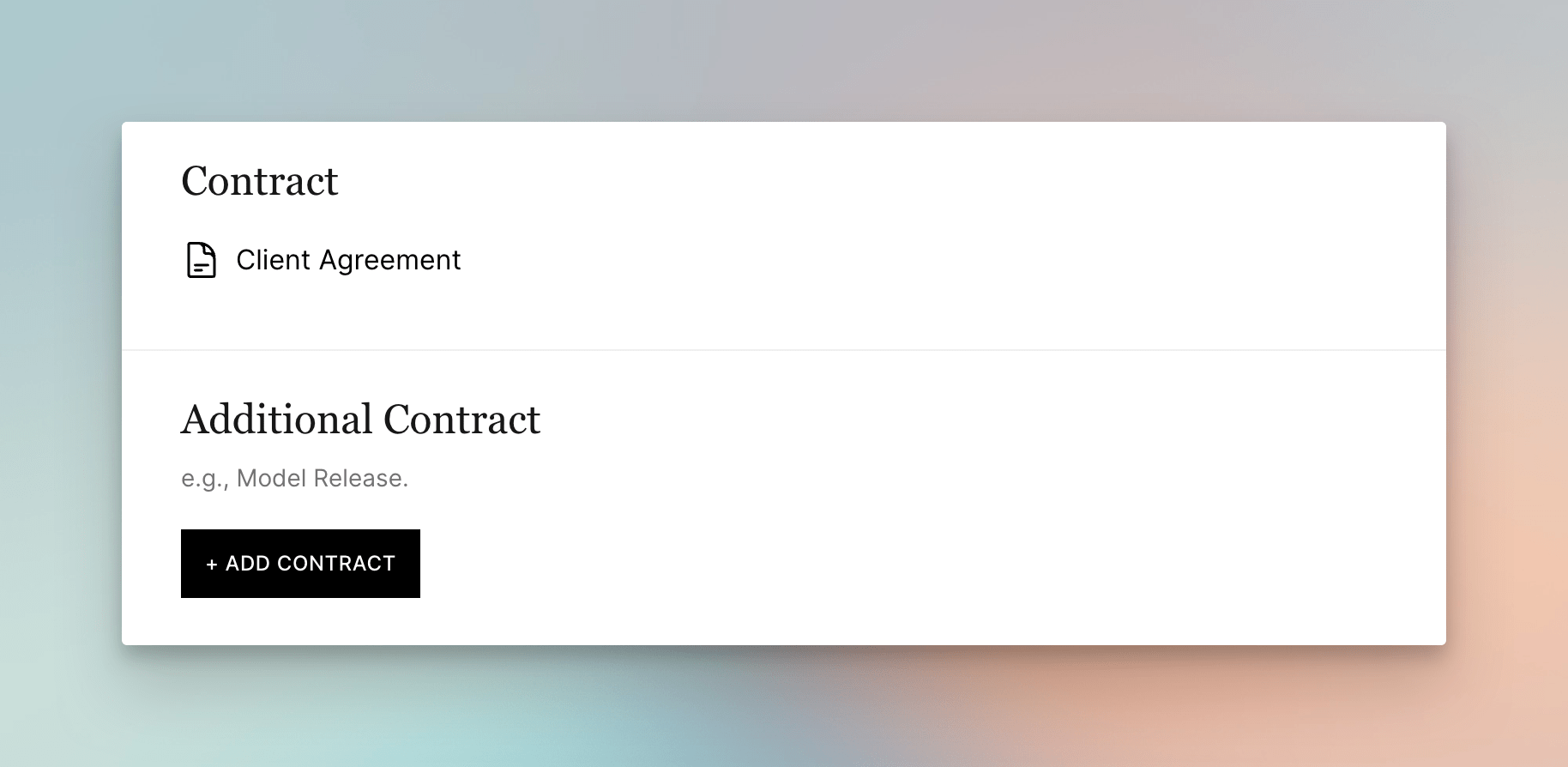 additionalcontract